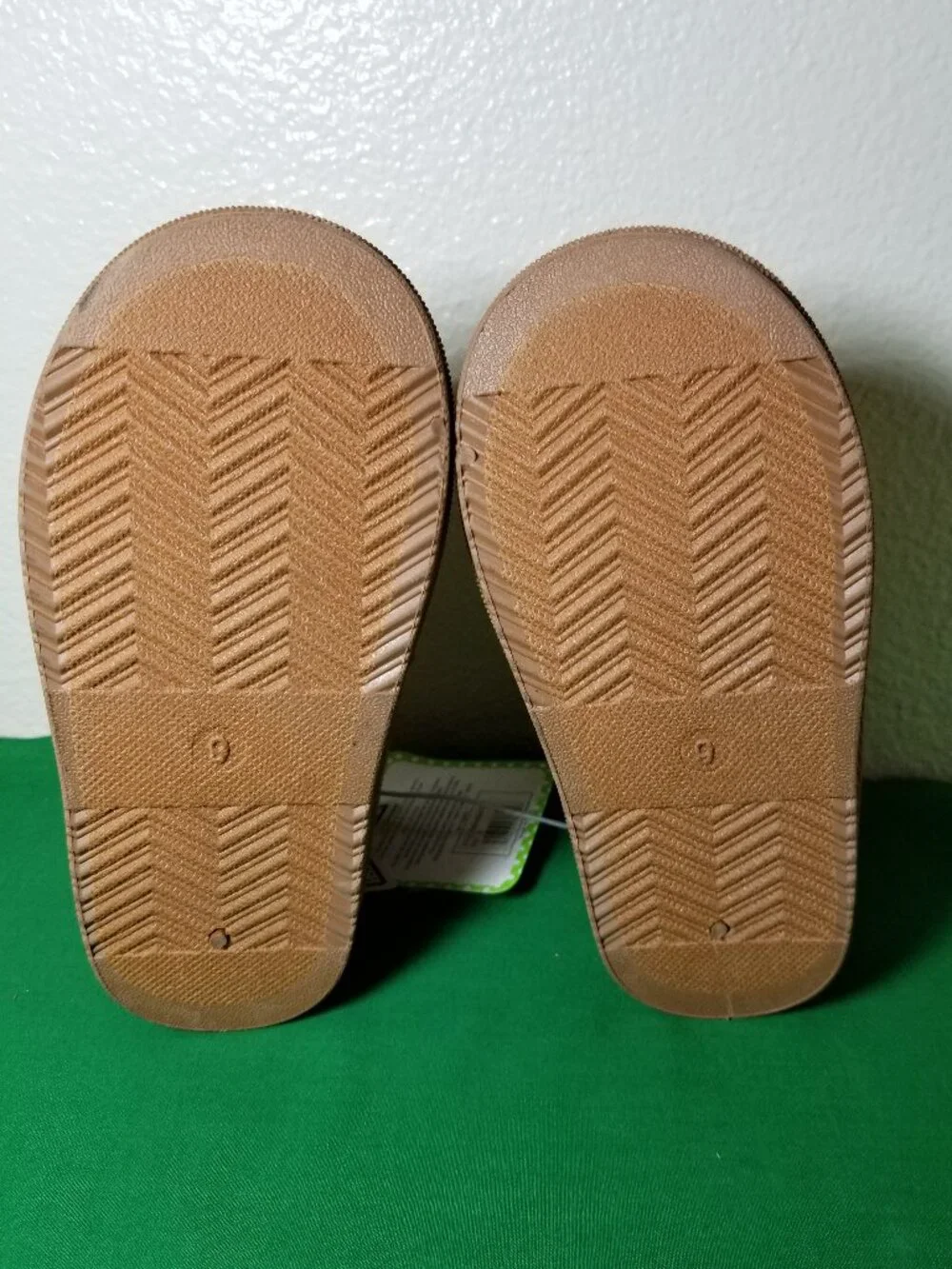 First Steps Brown Fleece Lined Boots Toddler Size 9 Winter Warm Cozy NWT